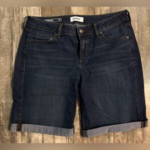 Sonoma Dark Wash Denim Bermuda Shorts - Size 12